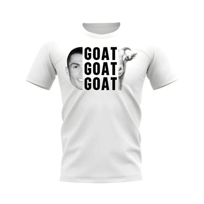 Cristiano Ronaldo Goat T-Shirt (White)