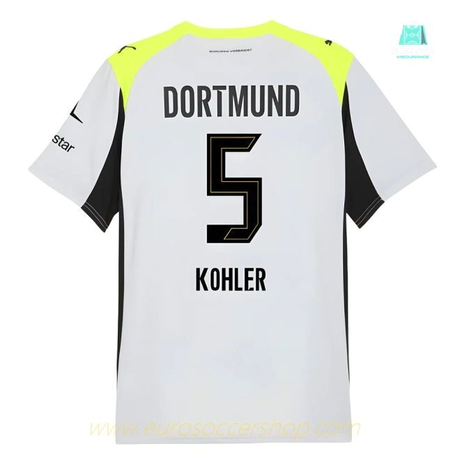 2025-2026 Borussia Dortmund Away Shirt (Kohler 5)