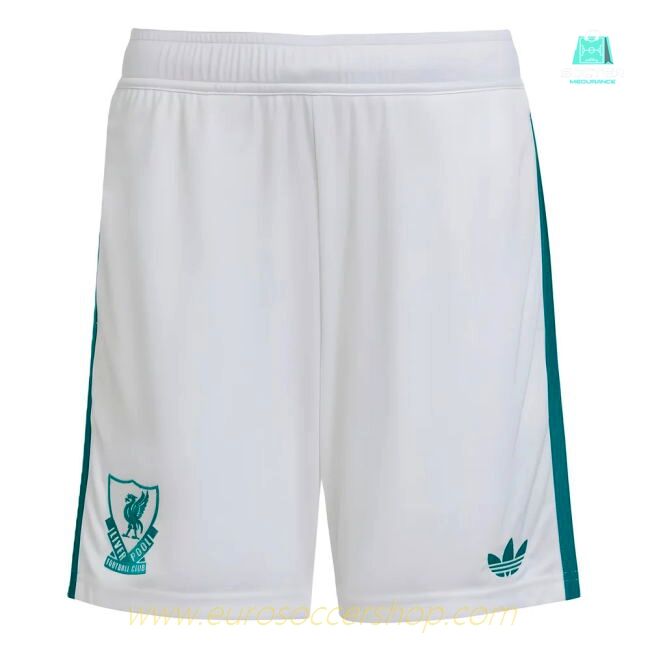 2025-2026 Liverpool Third Shorts (White) - Kids