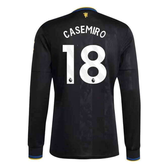 Adult 2025-2026 Man Utd Long Sleeve Third Shirt (Casemiro 18)