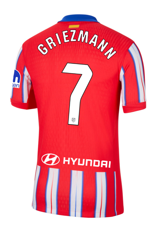 Atletico Madrid 24-25 Home Laliga Jersey GRIEZMANN 7