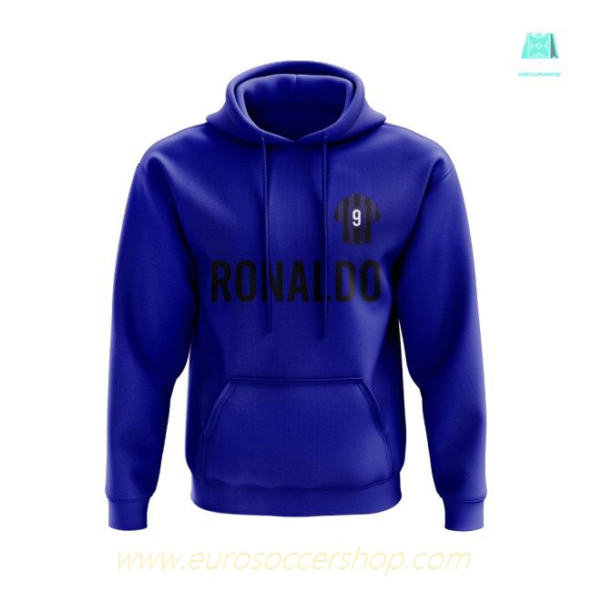 Ronaldo Inter Milan Number Hoody (Blue)