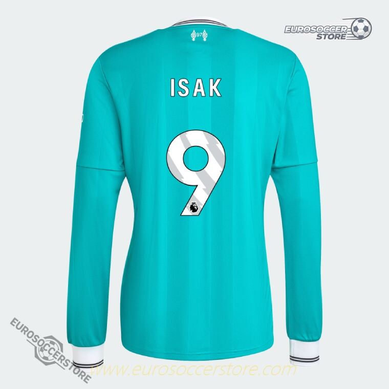 Long Sleeve Third Version Liverpool ISAK 9 Jersey for the 25-26 Season