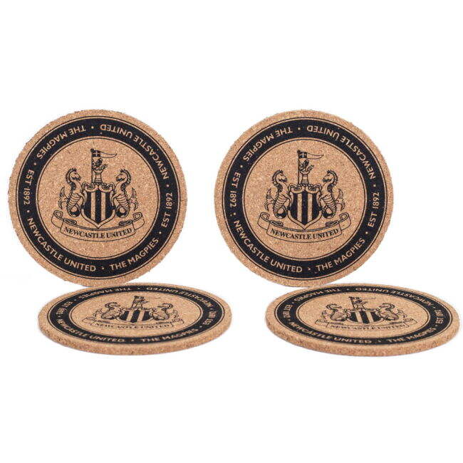 Newcastle United FC 4pk Coaster Set - high quality