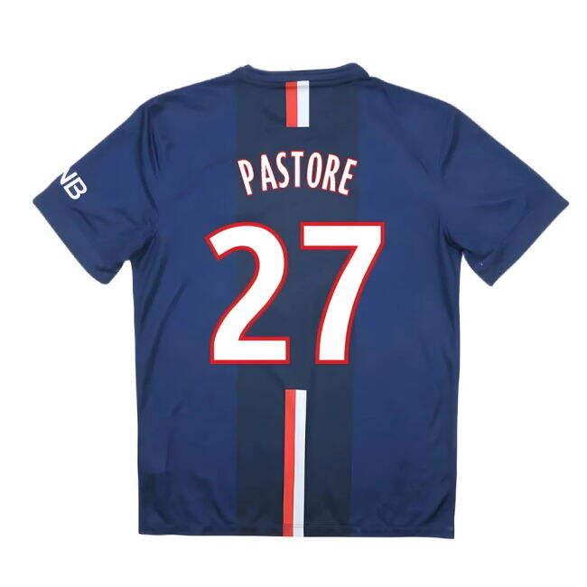 PSG 2014-15 Home Shirt ((Very Good) S) (Pastore 27) | Budget Friendly
