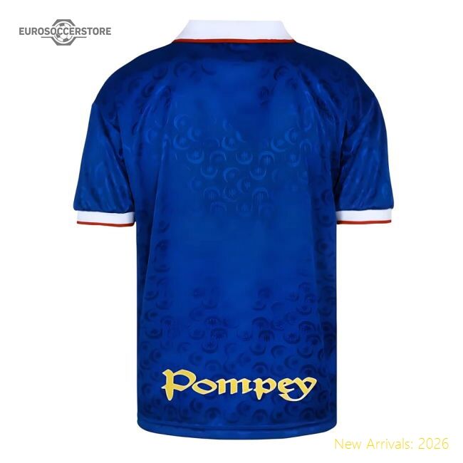 Authentic Portsmouth 1998 Admiral Retro Football Shirt - Premium