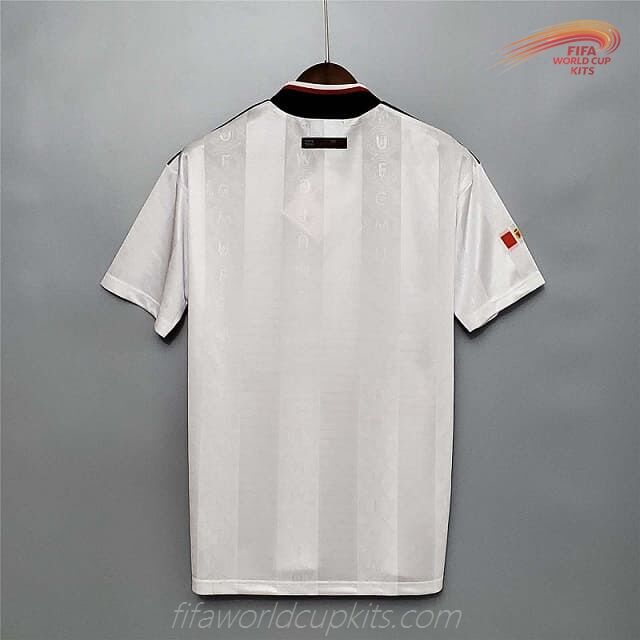 Manchester United 97-99 Away White Football Kit