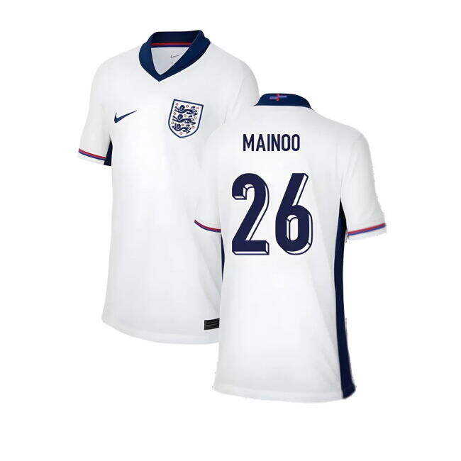 Cheap 2024-2025 England Home Shirt (Kids) (Mainoo 26) Spiritual