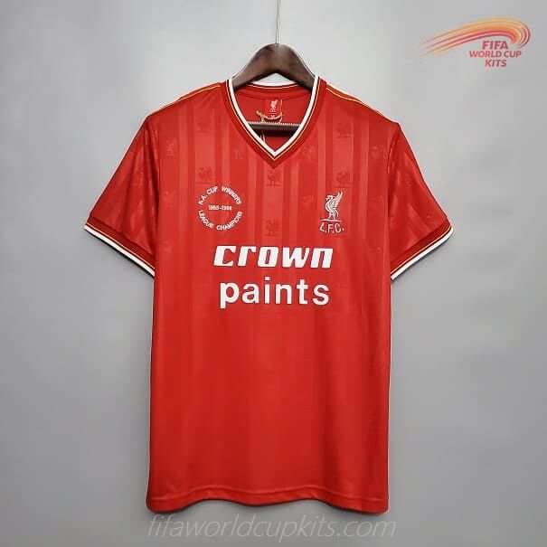 Home Game Football Strip of Liverpool season 85-86