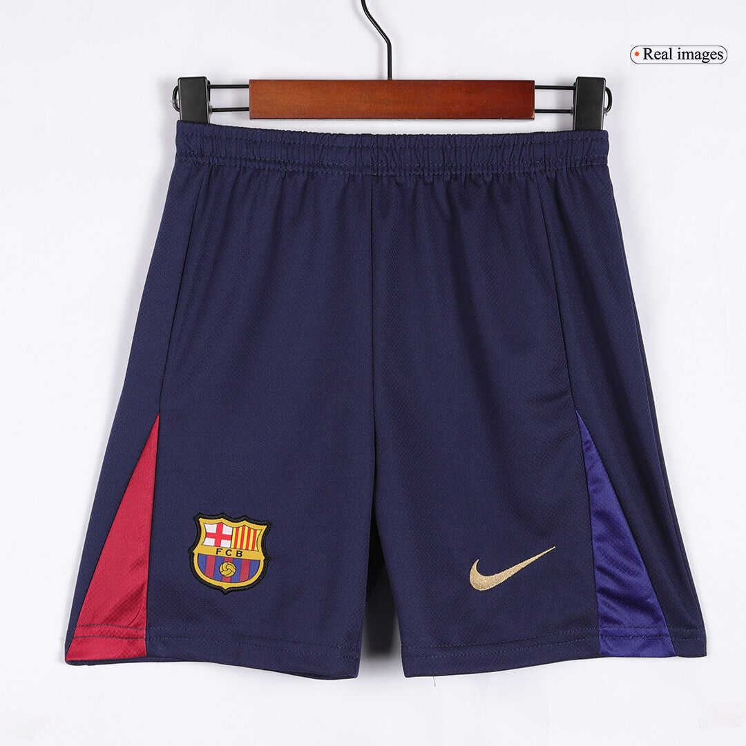 Kid's Barcelona Home Soccer Jersey Kit(Jersey+Shorts) 2024/25-Spotify