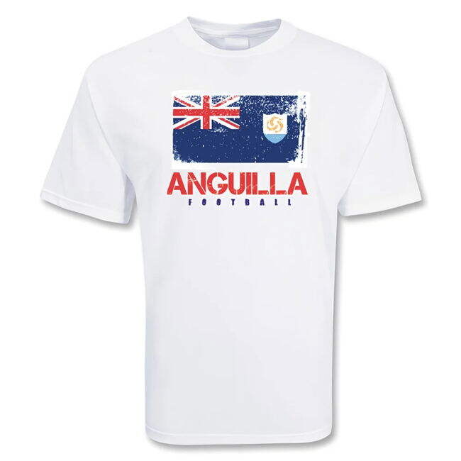 Match-Ready Anguilla Football T-Shirt World-Class Exclusive-Design