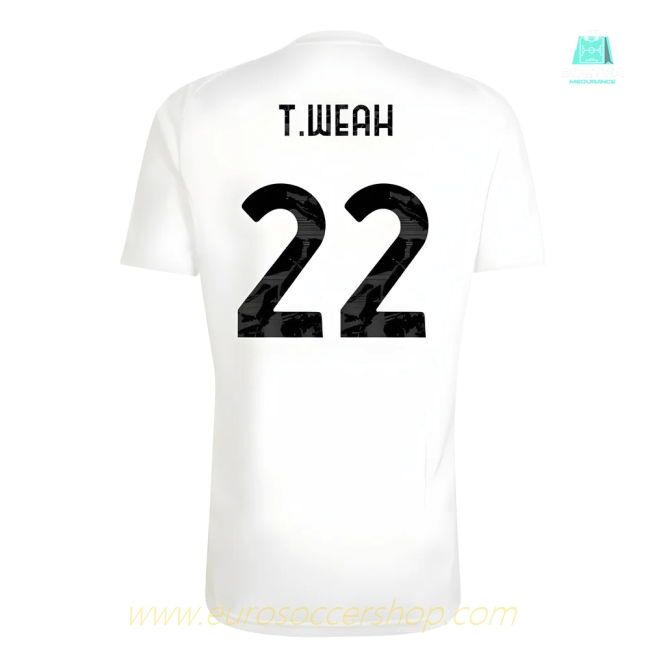2025-2026 Juventus Training Tee (White) (T.Weah 22)