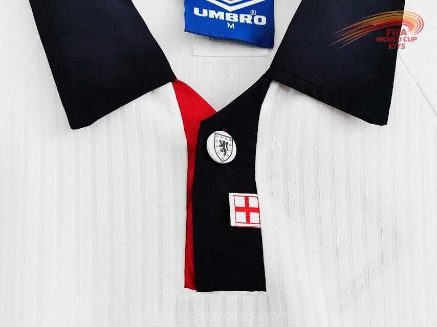 England 1998 World Cup Home Long Football Kit