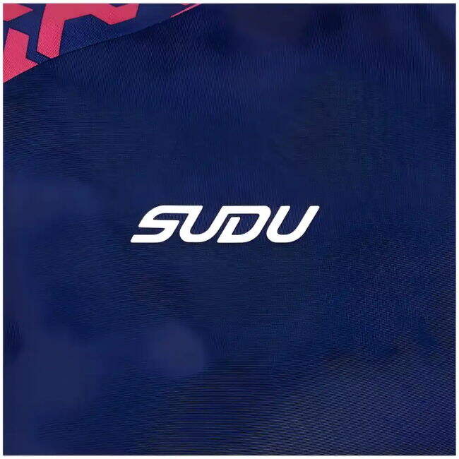 match worn 2024-2025 Wolves Pre Match 1/4 Zip Top (Blue/Pink)