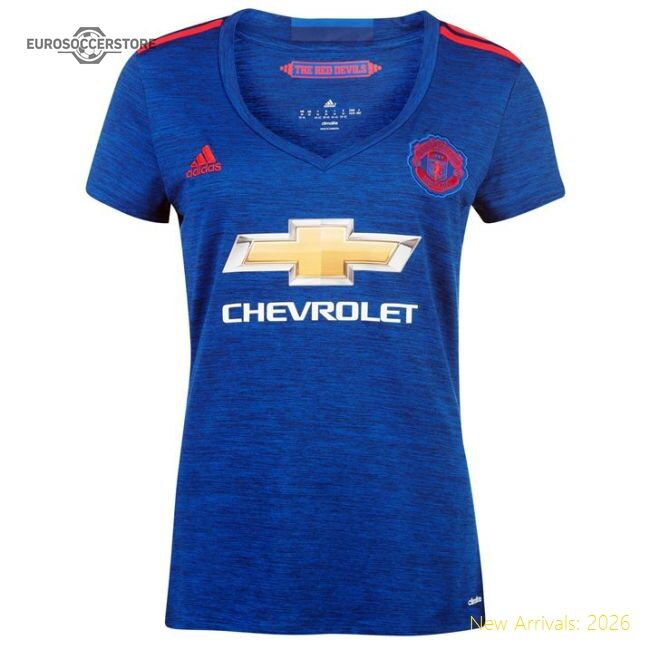Authentic 2015-2016 Man Utd Away Shirt (womens) (your Name) - Premium