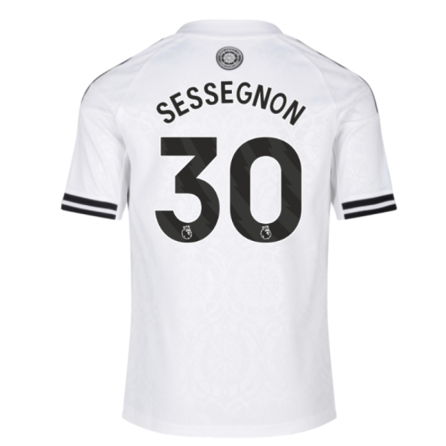 Fulham Home Football Shirt 2025-20 - Sessegnon 30 L M S Kids