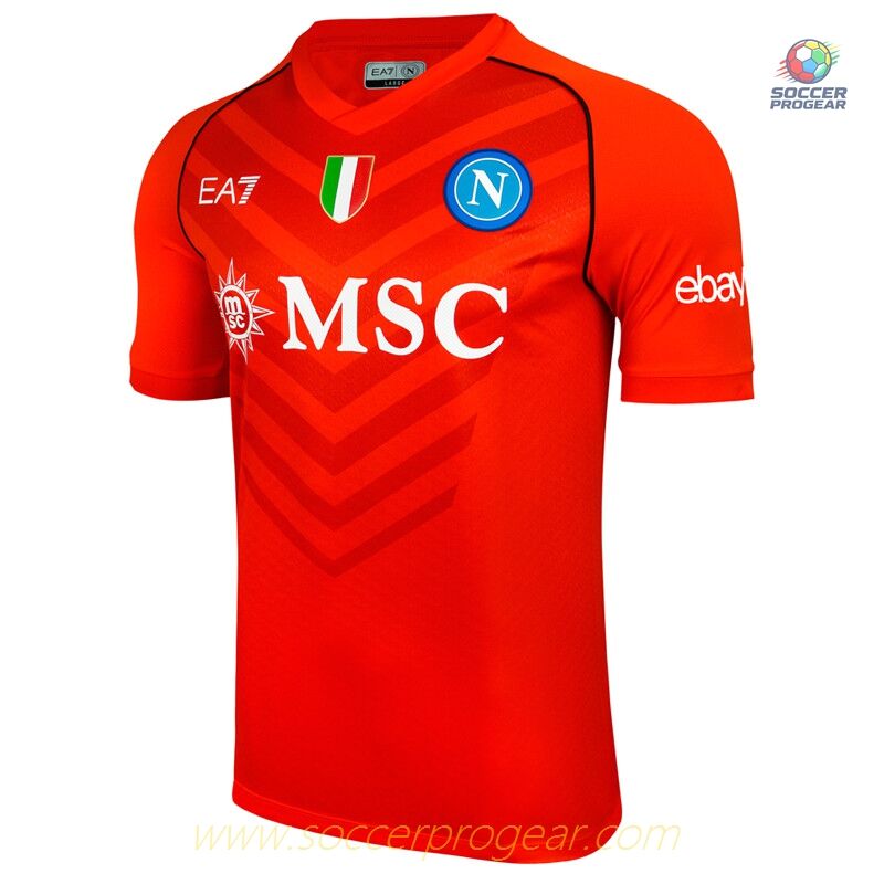 NAPLES Premium SHIRT 2023 2024 GOALKEEPER ORANGE