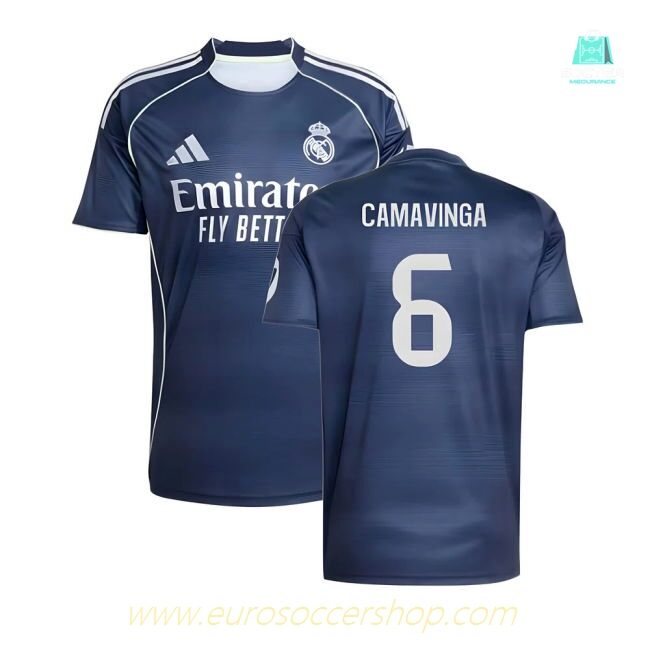 2025-2026 Real Madrid Away Shirt (Camavinga 6)
