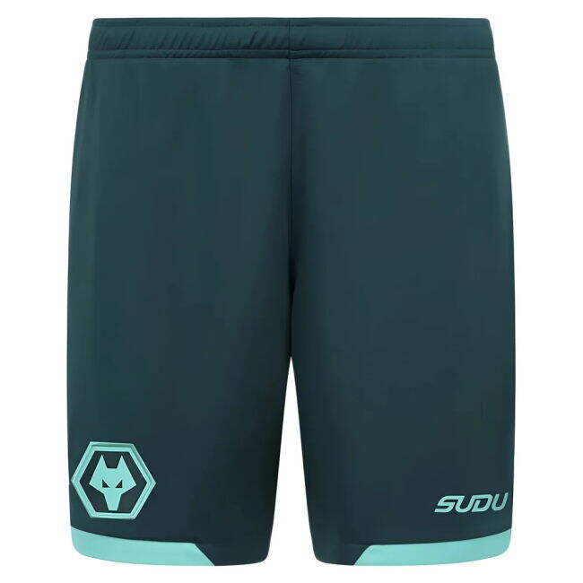 Economical 2025-2026 Wolves Away Shorts - Kids Premium Quality Jersey