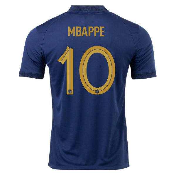 World Cup 2022 France Home MBAPPE Soccer Jersey Football Shirt -