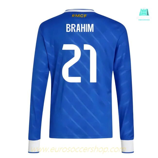 2025-2026 Real Madrid Long Sleeve Third Shirt (Kids) (Brahim 21)