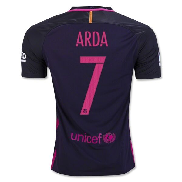 Barcelona 201617 Away ARDA 7 Shirt - Official Replica 11889
