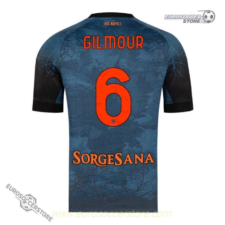Napoli Halloween GILMOUR 6 Football Jersey 25-26 Season