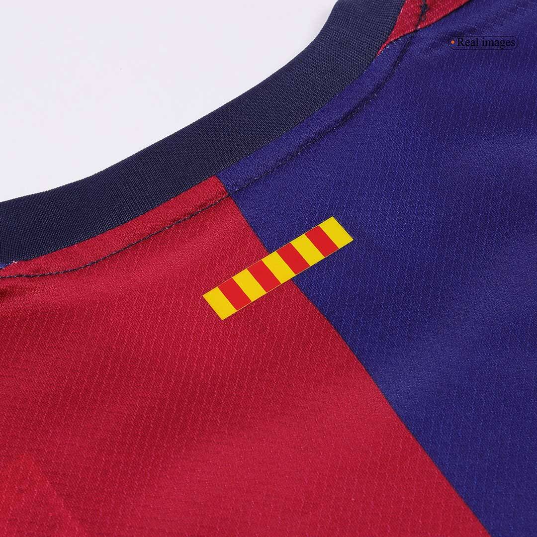 Kid's Barcelona Home Soccer Jersey Kit(Jersey+Shorts) 2024/25-Spotify