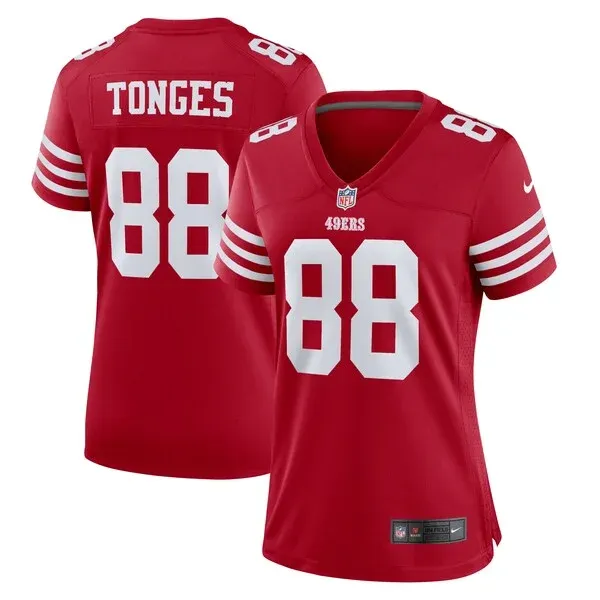 San Francisco 49ers Game NFL Jersey - Scarlet | Durable Football Ap...