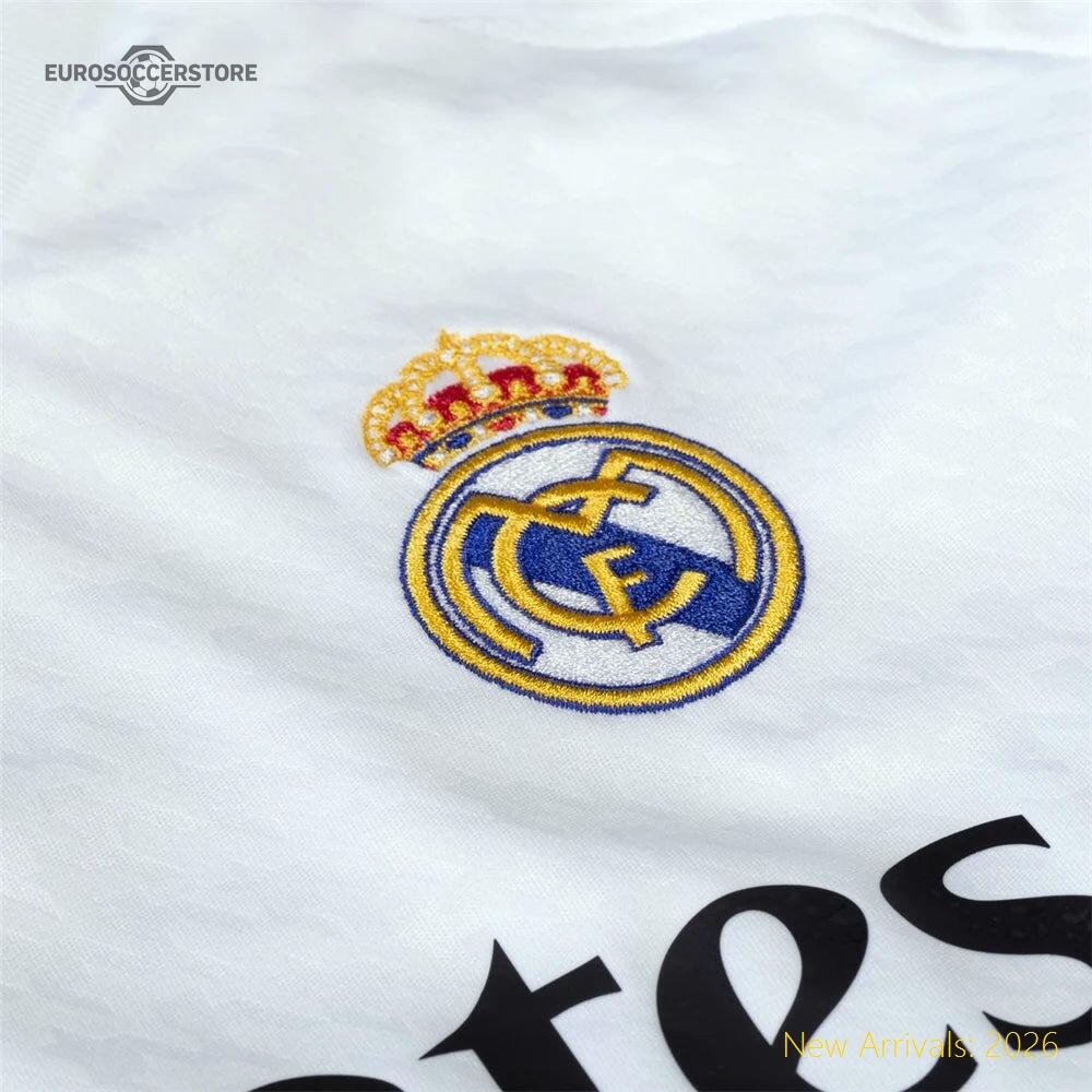 League Approved Iconic Design Kids Rma Team Home Premium Jersey 2023