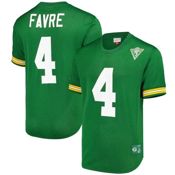Performance Green Bay Packers  Jersey - Premium Crew NFL Fan Jersey...