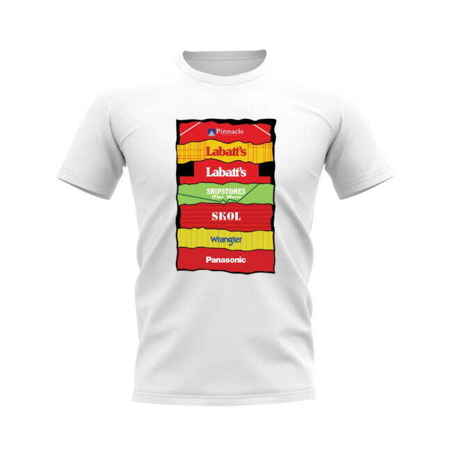 Discounted Nottingham Forest Shirt Sponsor History T-shirt (White) ...
