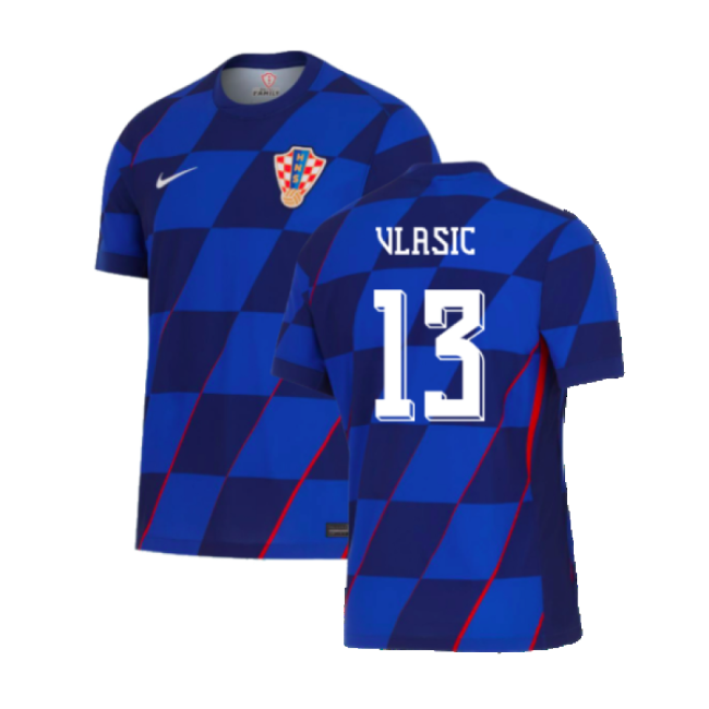 Elite Style Croatia Away Pro Shirt 2024-2025 (Vlasic 13)