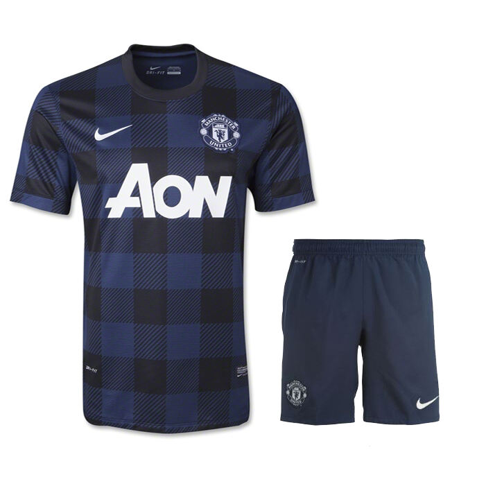 13-14 Manchester United Away Whole KitShirtShortSocks - Official