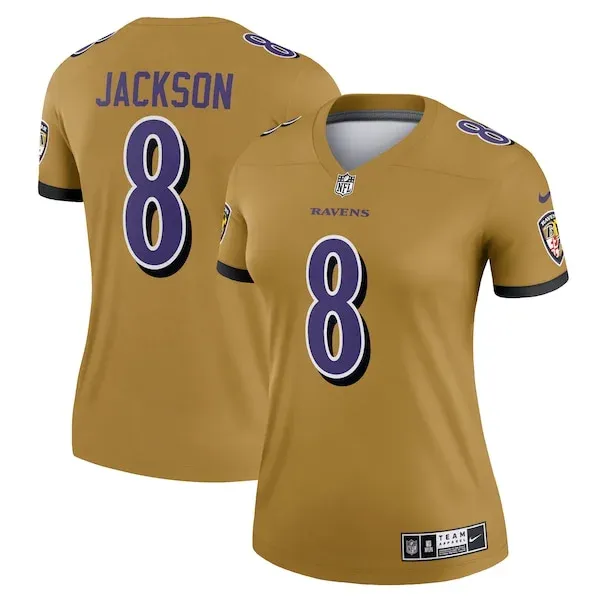 Performance Baltimore Ravens  Jersey - Premium Gold NFL Fan Jersey ...
