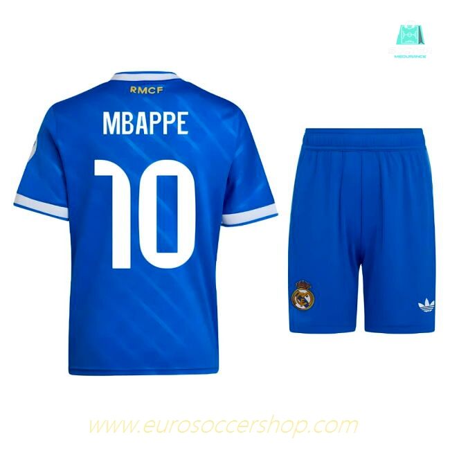 2025-2026 Real Madrid Third Mini Kit (Mbappe 10)