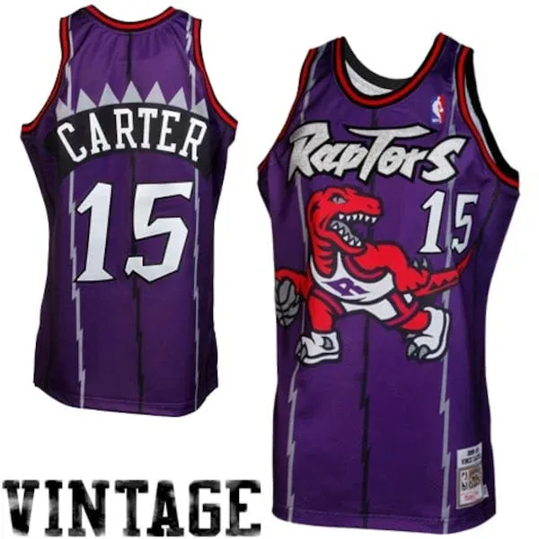 All-Star Vince Carter TOR NBA Throwback Jersey - Licensed Product
