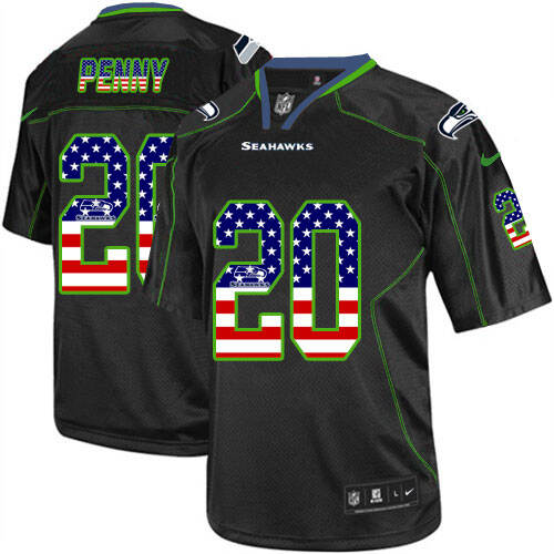 NFL SEA #None Black None Elite Jersey NFL merchandise