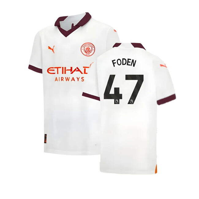 replica 2023-2024 Man City Away Shirt (Kids) (FODEN 47)