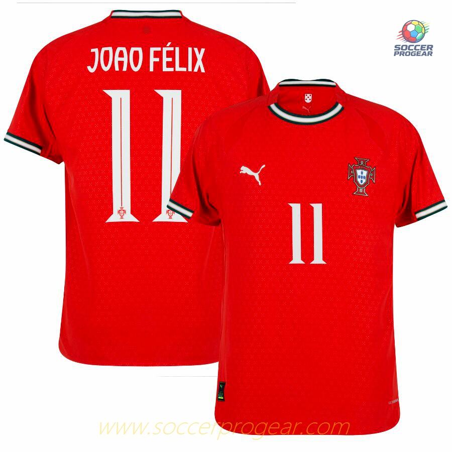 Portugal Home Kids Soccer Shirt 2025 Collection 2026 Joao Felix