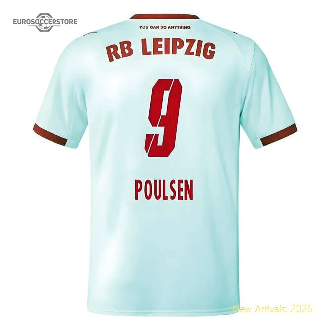 2025-2026 Red Bull Leipzig Home Shirt (poulsen 9) - Economical