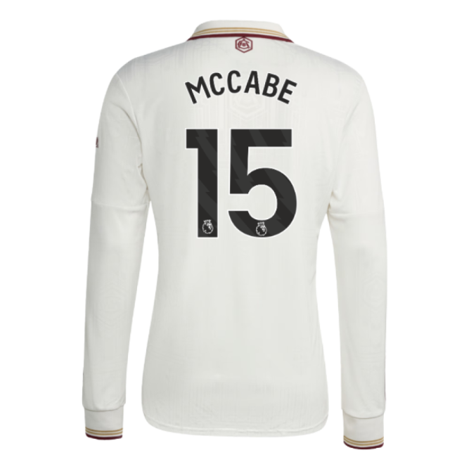 2025-2026 Arsenal Long Sleeve Third Shirt (McCabe 15)