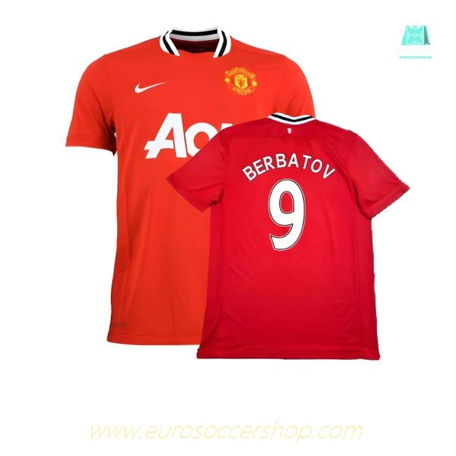 Manchester United 2011-12 Home Shirt ((Excellent) XL) (Berbatov 9)