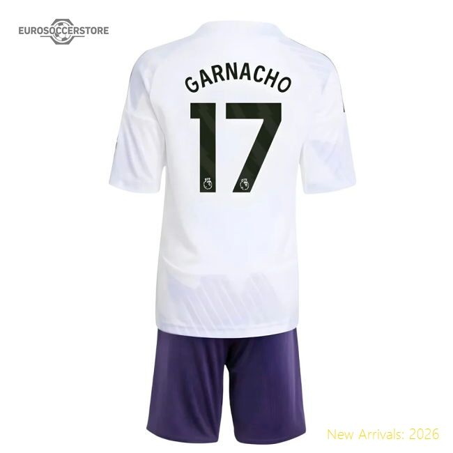 Premium 2025-2026 Man Utd Away Mini Kit (garnacho 17) - Premium