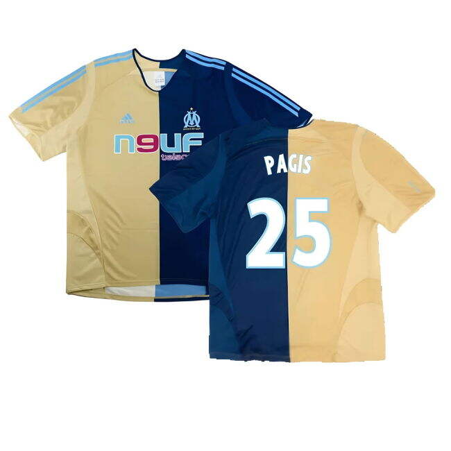 Genuine Les Phocéens Second Kit Marseille 200 #5 Latest Season (v4)