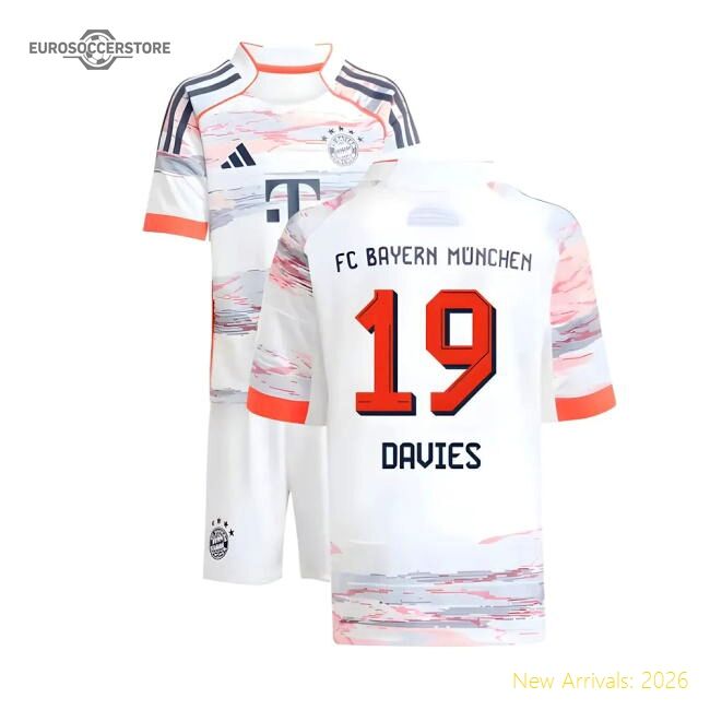 Luxury 2025-2026 Bayern Munich Away Mini Kit (davies 19)