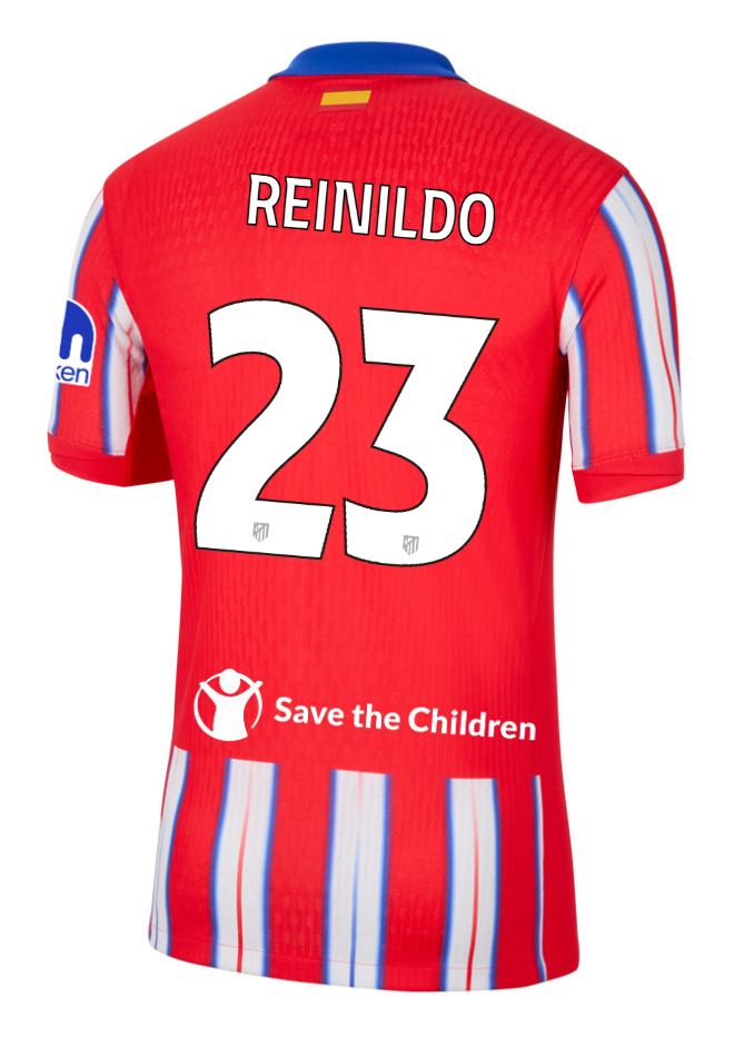 24-25 Atletico Madrid Home Champions League Jersey for REINILDO 23