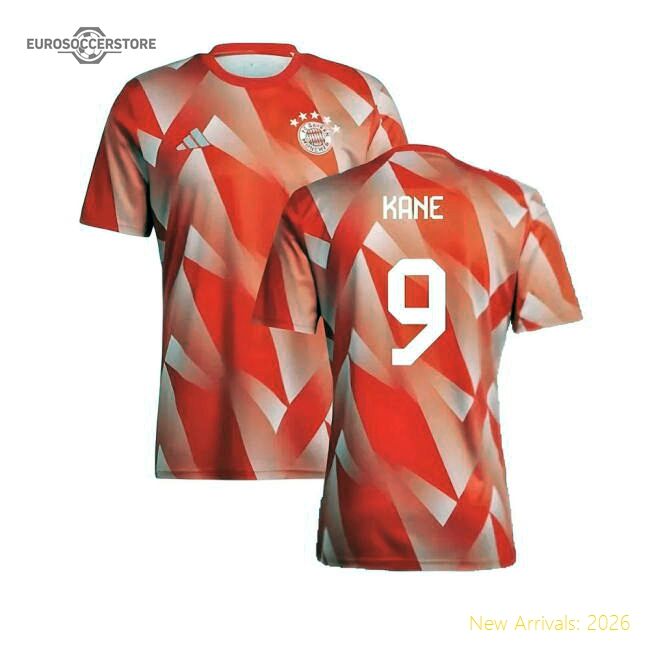 Outstanding 2023-2024 Bayern Munich Pre-match Shirt (red) (kane 9)