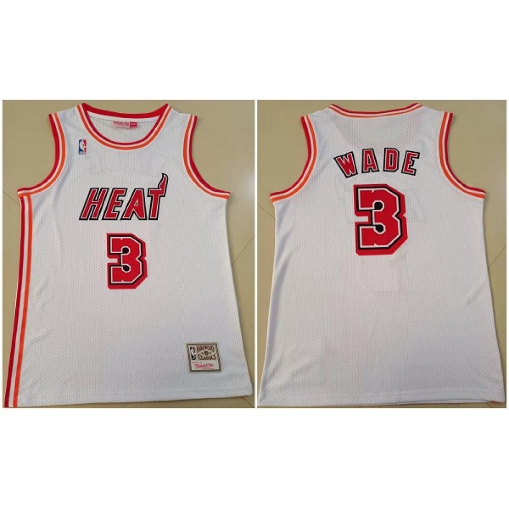 Performance Limited Men's MIA #3 Dwyane White Basketball Jersey