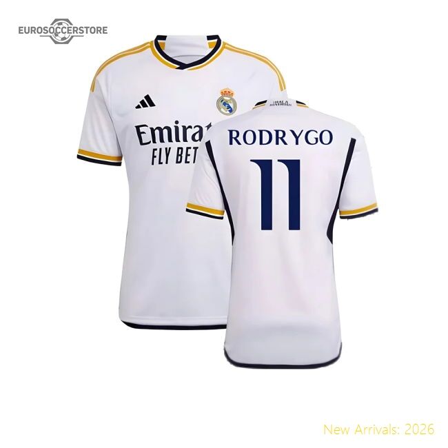 2023-2024 Real Madrid Home Jersey (rodrygo 11) - Collectors Item
